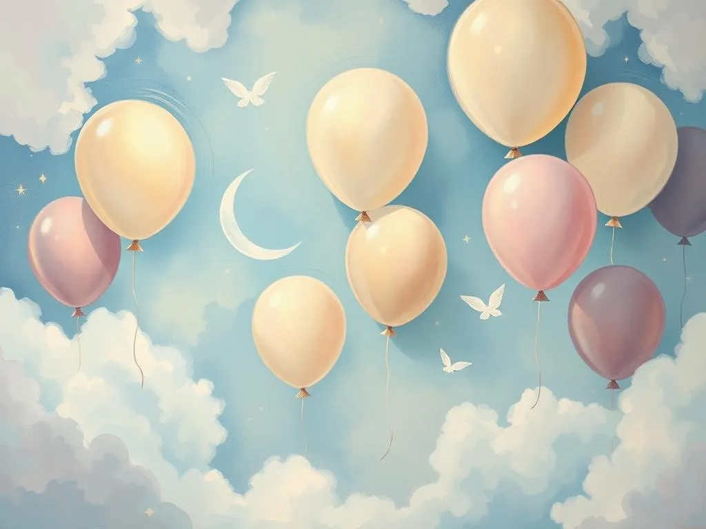 white balloons in dreams unveiling their hidden meanings