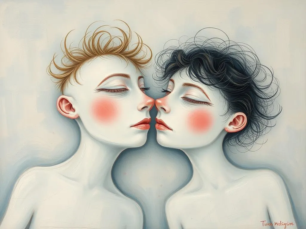white bodies with lines on eyes in dreams
