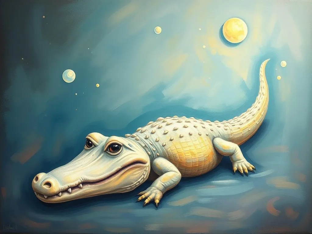 white crocodile dream interpretation symbolism