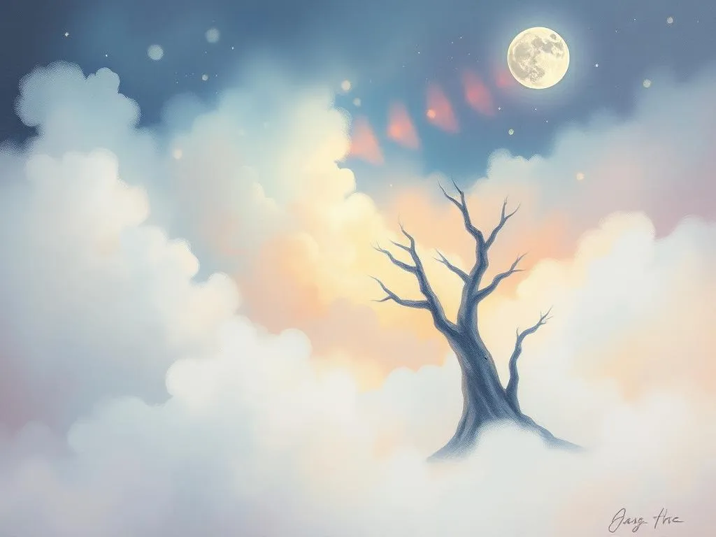 white fog in dreams