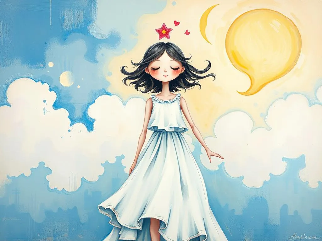 white frock dream symbolism