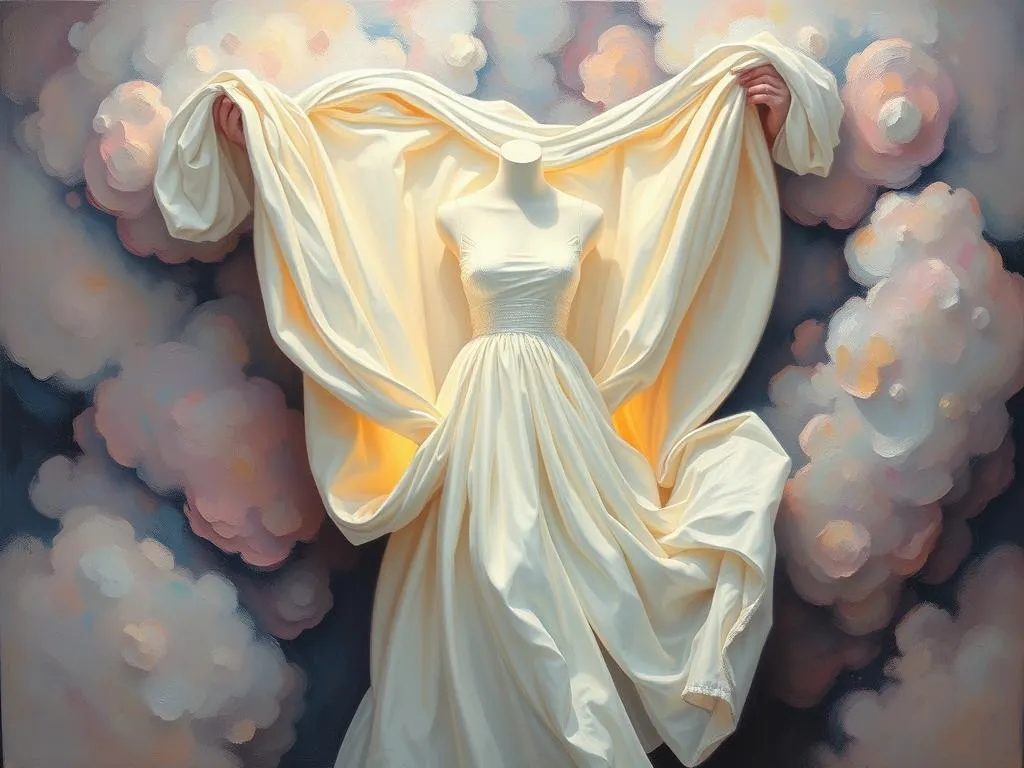 white satin dress unveiling hidden meanings in your dreams