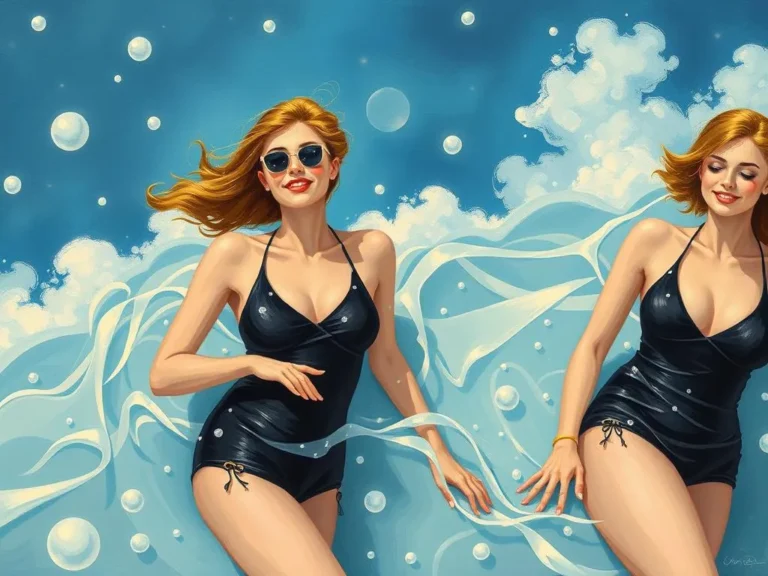 Women in Black Swimsuits in Dreams