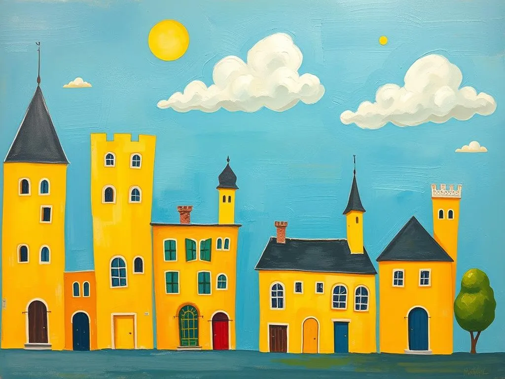 yellow buildings dream symbolism